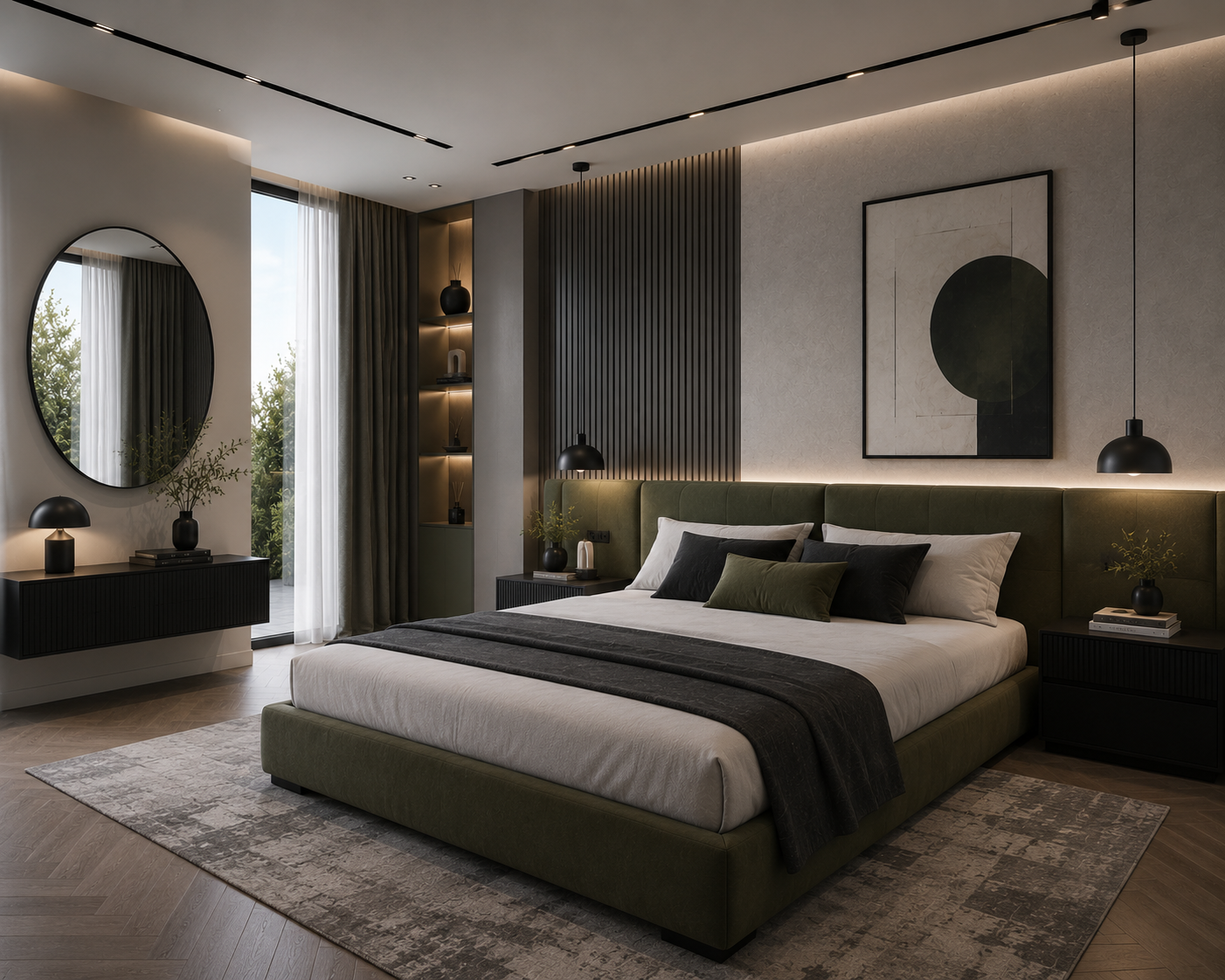 Olive Garden bedroom