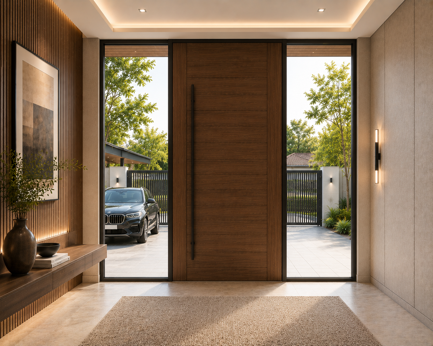 Warm Minimal residential interior