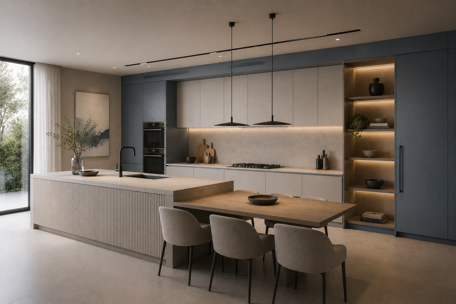 Blue Calm kitchen