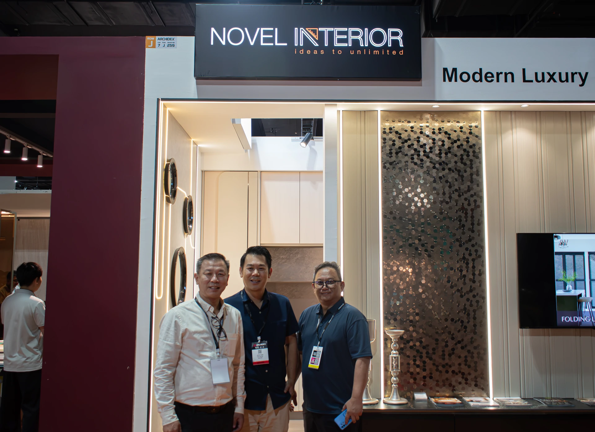 Novel Interior booth at ARCHIDEX 2026