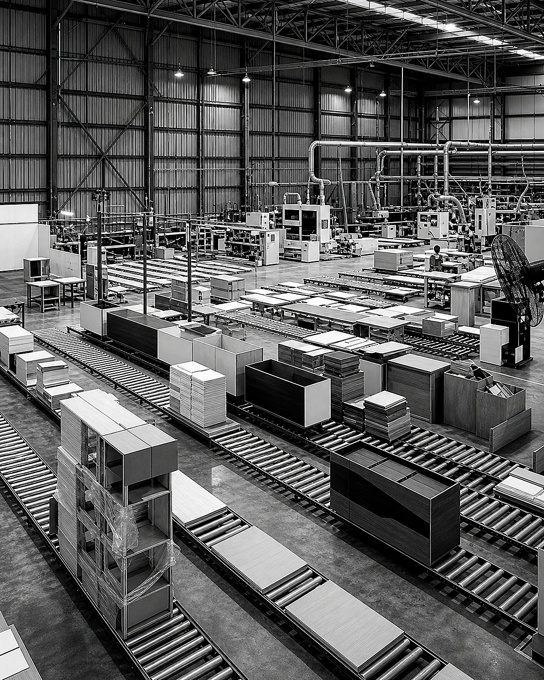 Novel Interior integrated furniture production workflow